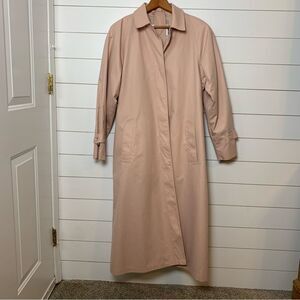 Vintage London Fog Blush pink Trench Coat Union Made 80s/90s oversized size 12